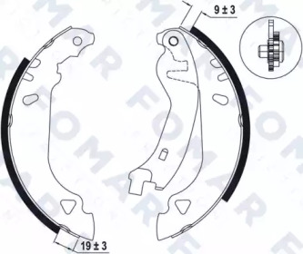 FOMAR FRICTION FO 0457